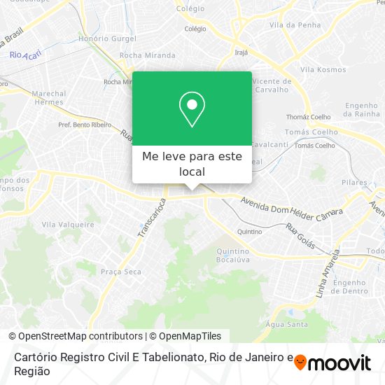 Cartório Registro Civil E Tabelionato mapa