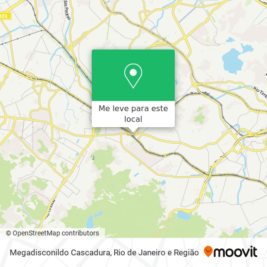 Megadisconildo Cascadura mapa