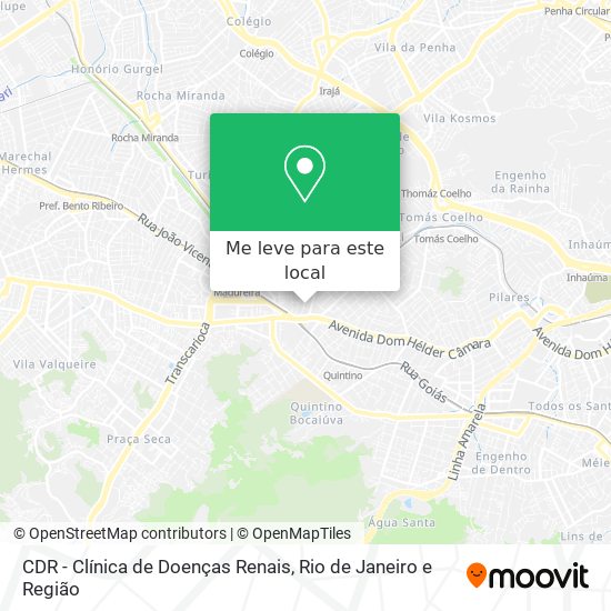 CDR - Clínica de Doenças Renais mapa