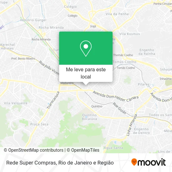 Rede Super Compras mapa