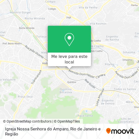 Igreja Nossa Senhora do Amparo mapa