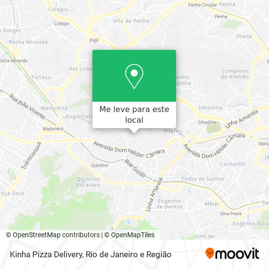 Kinha Pizza Delivery mapa