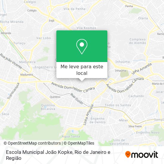 Escola Municipal João Kopke mapa