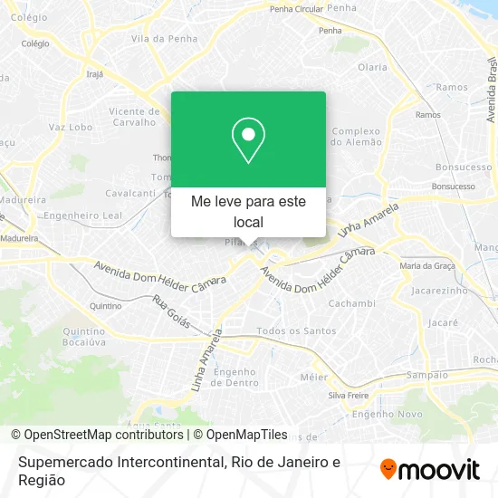 Supemercado Intercontinental mapa