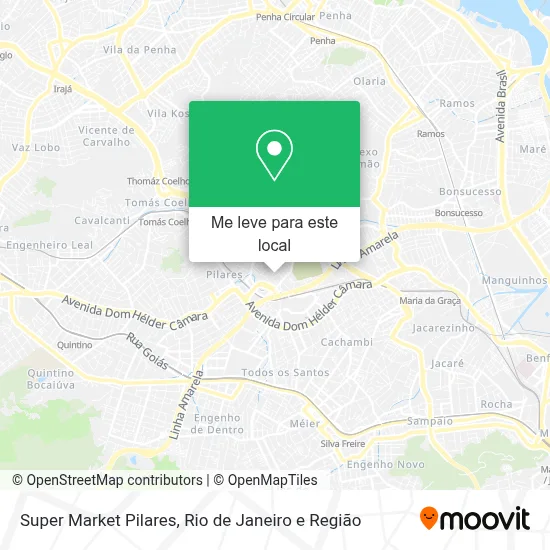 Super Market Pilares mapa
