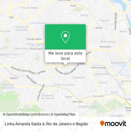 Linha Amarela Saída 4 mapa