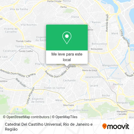 Catedral Del Castilho Universal mapa