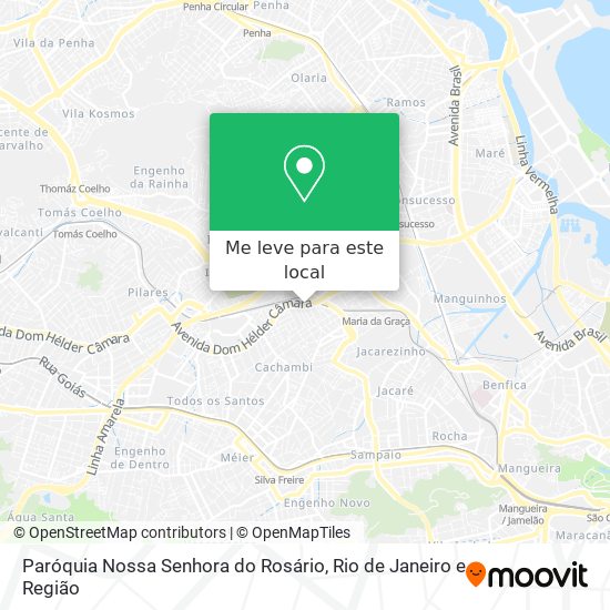 Paróquia Nossa Senhora do Rosário mapa