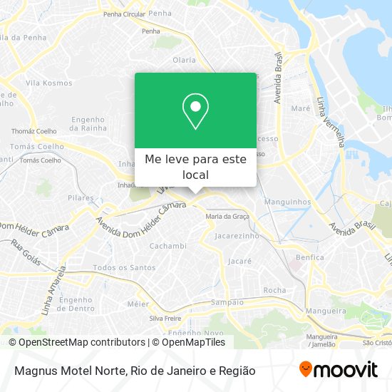 Magnus Motel Norte mapa