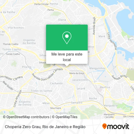 Choperia Zero Grau mapa