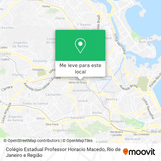 Colégio Estadual Professor Horacio Macedo mapa