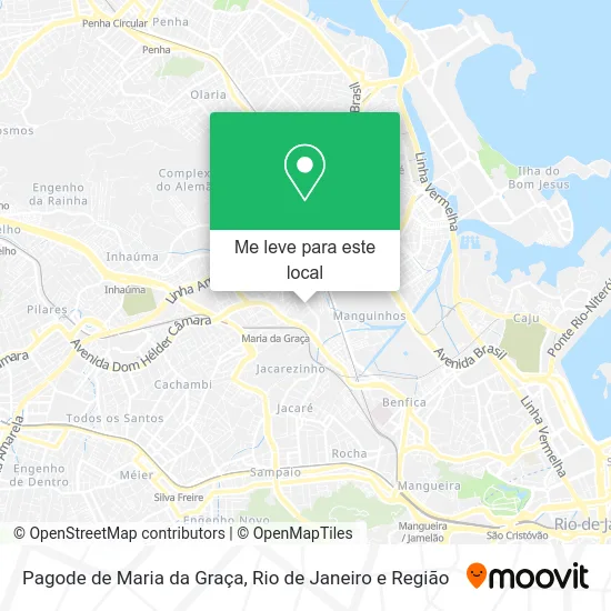 Pagode de Maria da Graça mapa
