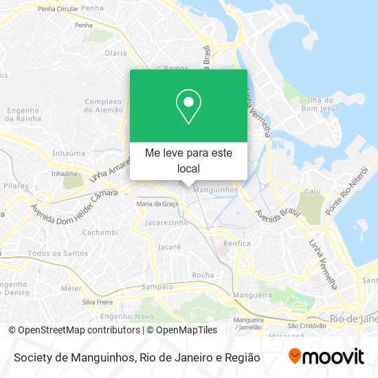Society de Manguinhos mapa