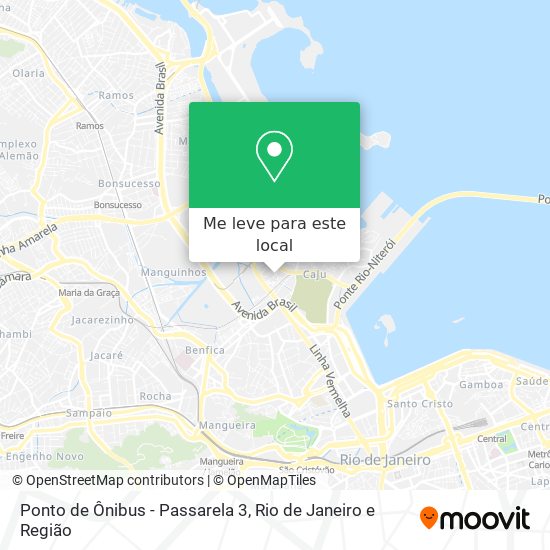 Ponto de Ônibus - Passarela 3 mapa
