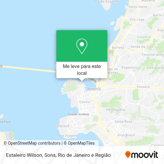 Estaleiro Wilson, Sons mapa