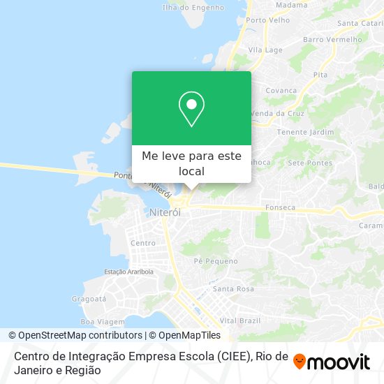 Centro de Integração Empresa Escola (CIEE) mapa