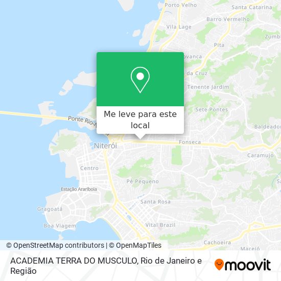 ACADEMIA TERRA DO MUSCULO mapa