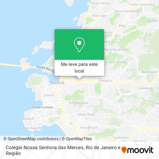 Colégio Nossa Senhora das Merces mapa