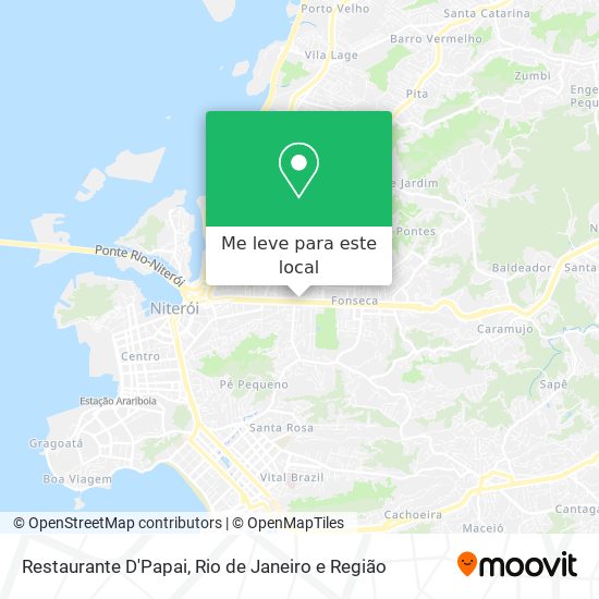 Restaurante D'Papai mapa