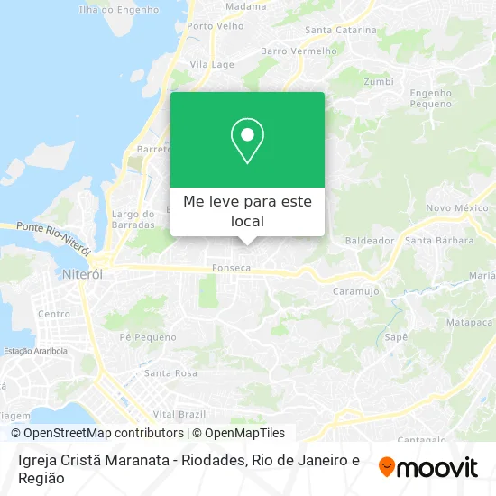 Igreja Cristã Maranata - Riodades mapa