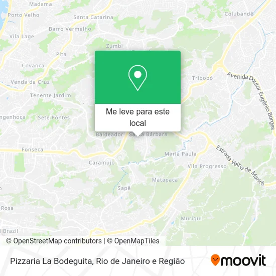 Pizzaria La Bodeguita mapa