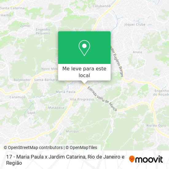 17 - Maria Paula x Jardim Catarina mapa