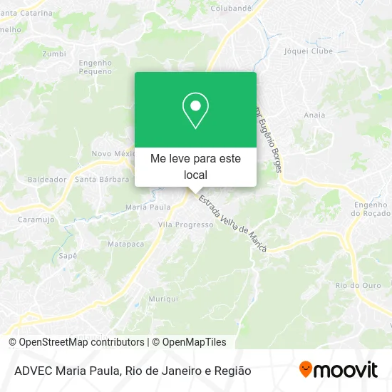 ADVEC Maria Paula mapa