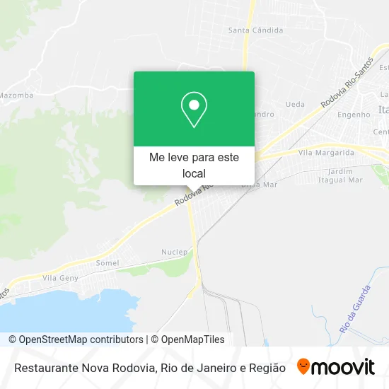Restaurante Nova Rodovia mapa