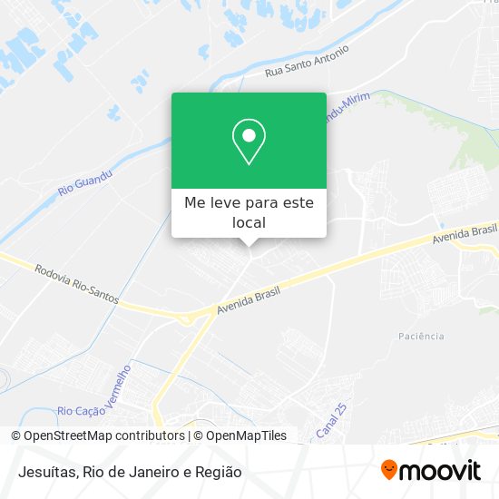 Jesuítas mapa