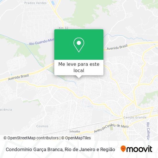 Condomínio Garça Branca mapa