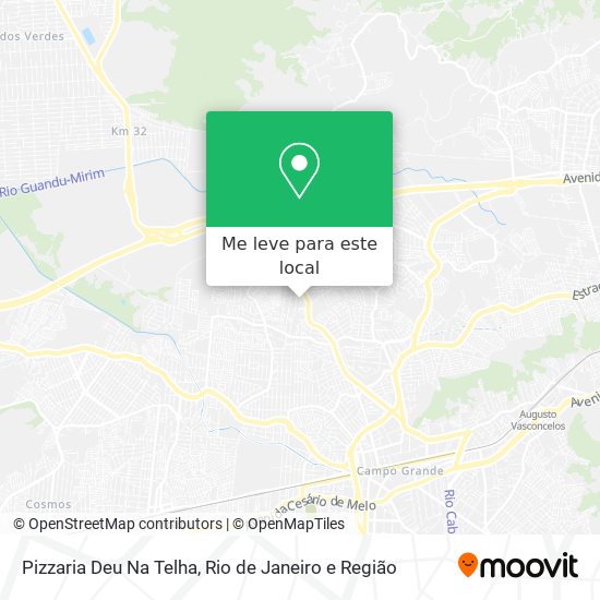 Pizzaria Deu Na Telha mapa