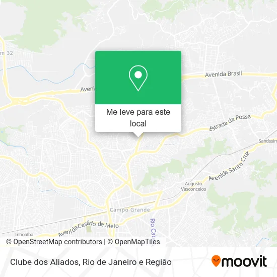Clube dos Aliados mapa