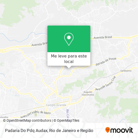 Padaria Do Pdq Audax mapa