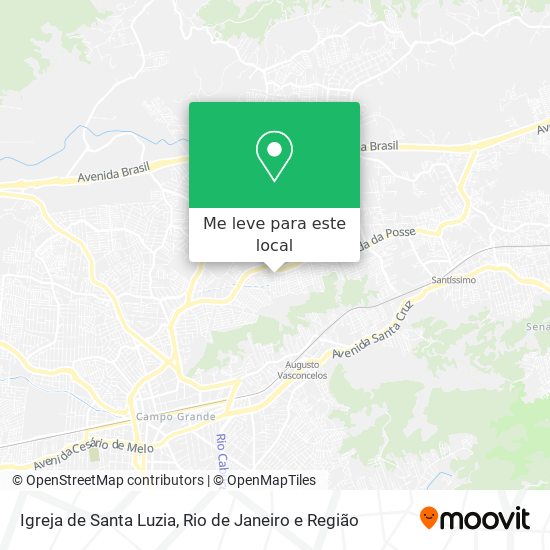 Igreja de Santa Luzia mapa