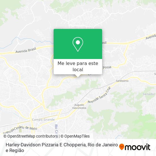 Harley-Davidson Pizzaria E Chopperia mapa