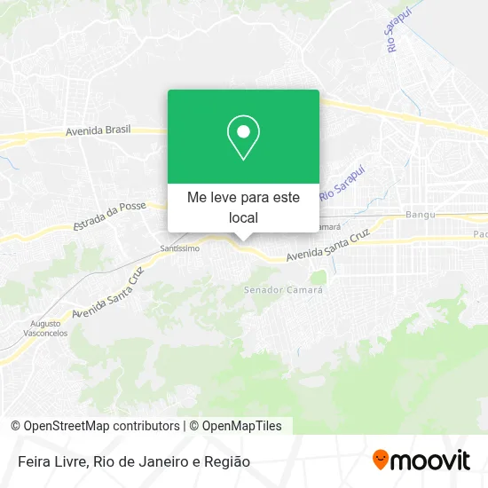 Feira Livre mapa