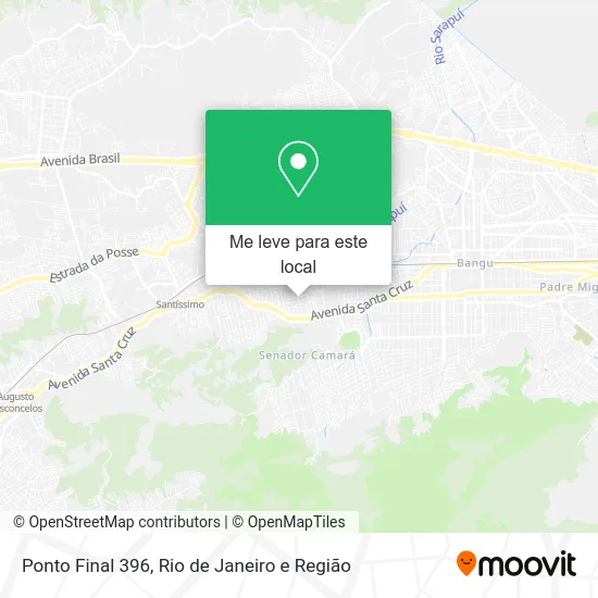 Ponto Final 396 mapa