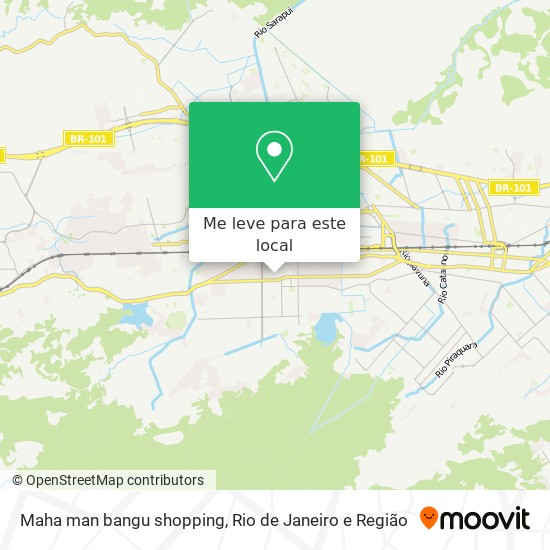 Maha man bangu shopping mapa