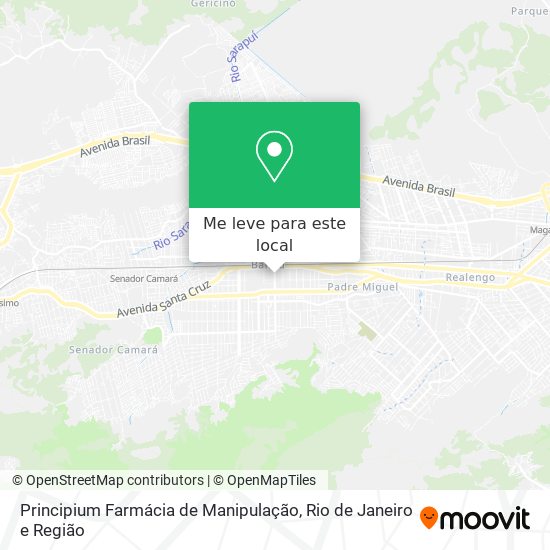 Principium Farmácia de Manipulação mapa
