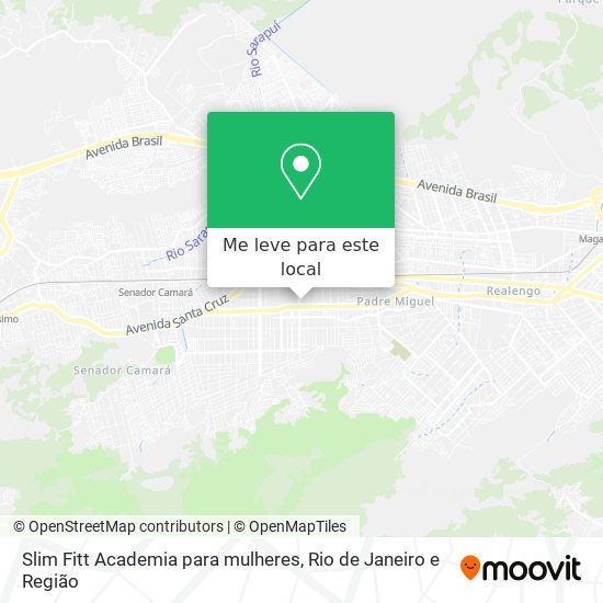 Slim Fitt Academia para mulheres mapa