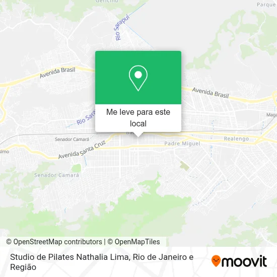Studio de Pilates Nathalia Lima mapa