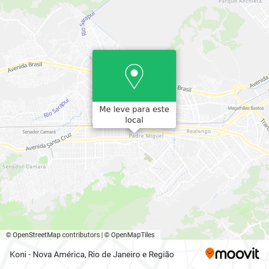 Koni - Nova América mapa