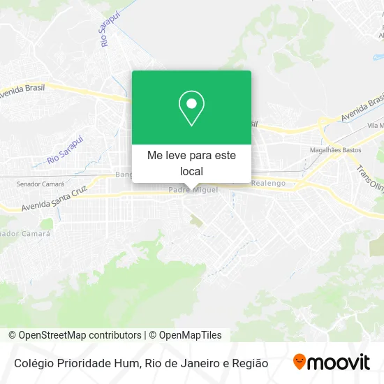 Colégio Prioridade Hum mapa