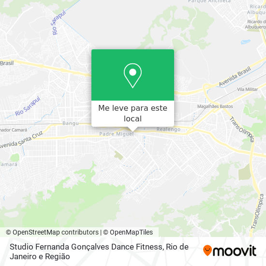 Studio Fernanda Gonçalves Dance Fitness mapa