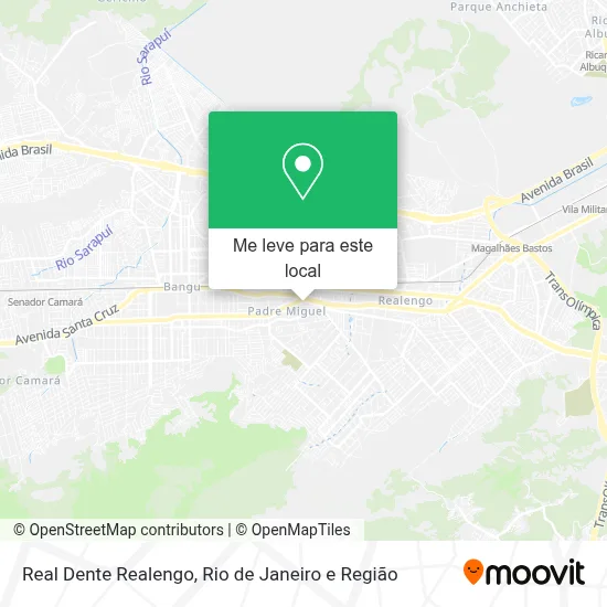 Real Dente Realengo mapa