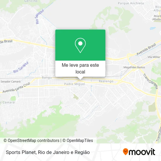 Sports Planet mapa