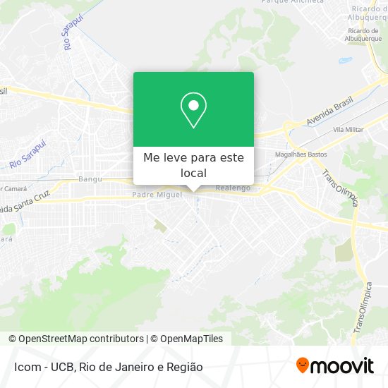 Icom - UCB mapa