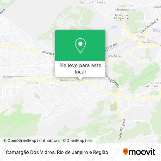 Camargão Dos Vidros mapa