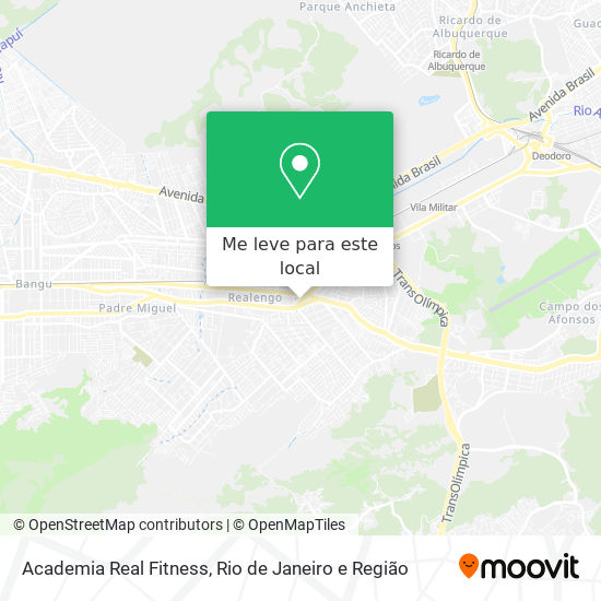 Academia Real Fitness mapa