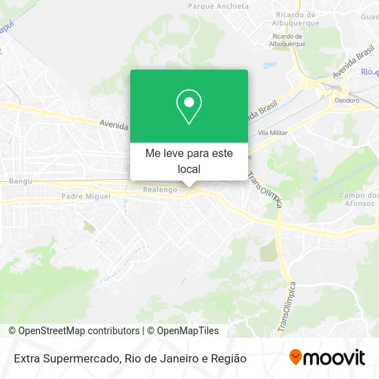 Extra Supermercado mapa